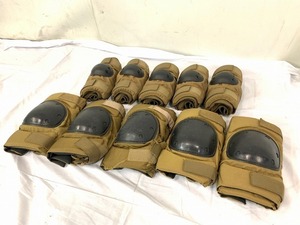 ☆送料無料【米軍放出品】☆B.P.E エルボーパッド ニーパッド 5セット Sサイズ ミリタリー サバゲー カラー(黒) (100)☆CE6A