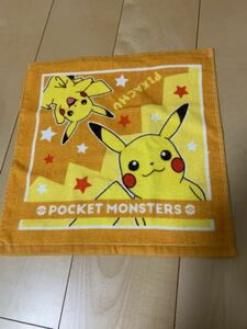 新品 未使用　ポケモン　ピカチュウ　ハンドタオル