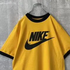 00’s NIKE OLD ナイキ リンガーT S/S カットソー 黄紺 S