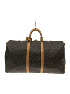 LOUIS VUITTON◆キーポル・バンドリエール55_モノグラム_BRW/PVC/BRW