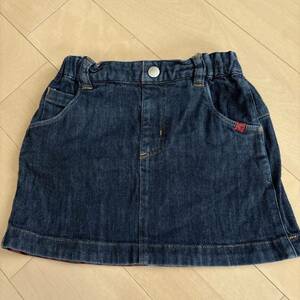 familiar☆女の子スカート/90デニムスカート 