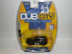 1/64 JadaTOYS DUBCITY VOLKSWAGEN GOLF MK5 GTI 黒