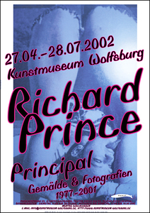 リチャード・プリンス【展覧会ポスター Principal: Gemlde und Fotografien 1977 - 2001】 Richard Prince