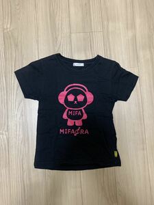 kids 135★mifara ミファラ ミファンダ tシャツ キッズ ブラック　黒　Mr.Children ミスチル MIFA ミファ ウカスカジー ap bank 130 30th