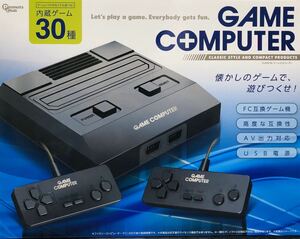 GAME COMPUTER 内蔵　互換性　30 種類　懐かしいゲーム　で遊びつくせ！　ファミリー　コンピューター　テレビゲーム　新品　ファミコン