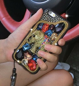 ハンドメイド iphone7 ケース エレファント 象 ゾウ