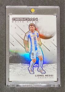 メッシ ケースヒット Lionel Messi, Argentina White Night 2023-24 Panini Obsidian SP