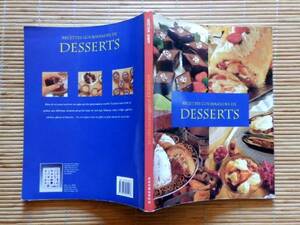 ...　RECETTES GOURMANDES DE DESSERTS フランス　デザート　レシピ 洋書