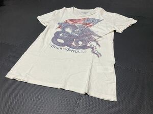 DENIM&SUPPLY☆ラルフローレン☆プリント☆半袖Tシャツ☆星条旗☆XS☆送料無料☆デニム&サプライ