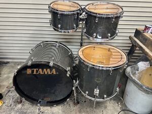 ［動作品］TAMA タマ StarClassic ドラムセット 4点セット + タムスタンド セット 24インチ 18インチ 14インチ 12インチ