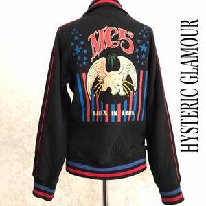 ★ HYSTERIC GLAMOUR MG5 ロック ヴィンテージ キルティング ブルゾン ジャンパー ブラック ２CJ-2680 入手困難 レア 90ｓ 00ｓ ★