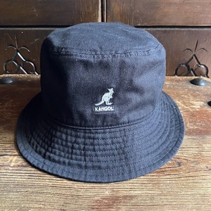 KANGOL カンゴール バケット ハット 帽子 ブラック Lサイズ SK8