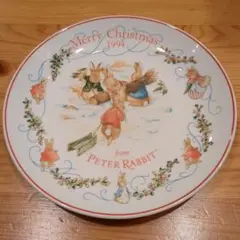 Wedgwood ピーターラビット クリスマスプレート 1994年