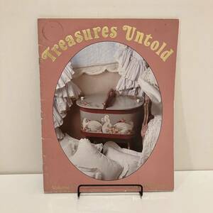 231229洋書トールペイント資料「Treasures Untold」図案集 カントリー木工家具 フォークアート Folk Art 手芸 Tole Painting★古書美品