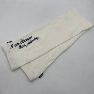 ☆crank クランク☆レタリング リブニット レッグ ウォーマー 筆記体 Y2K lettering leg warmers rib knit