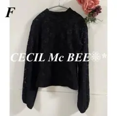 CECIL Mc BEE セシルマクビー 総レースプルオーバー