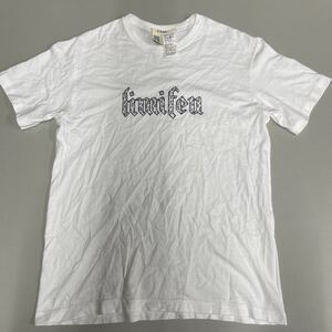 LIMI feu リミ フゥ 綿100% Tシャツ レディース 日本製 MADE IN JAPAN サイズ3 白 ホワイト ロゴ ヨウジ ヤマモト