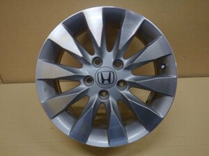 【岩手 盛岡発】中古 純正 ホイール ホンダ シビック FD3 16ｘ6.5J 5穴 114.3 +45 1本 傷有り ポリッシュ/グレー ①