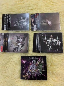 SCREW　アルバム5枚　★初回盤DVD付き有／Brilliant／X-RAYS/PSYCHO MONSTERS/Fusion of the core/DUALITY♪即決