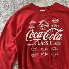 Coca Cola コカ・コーラ　色々な国のコカコーラロゴ　スウェット