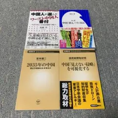 中国「見えない侵略」を可視化する他 現代中国の新書 4冊セット