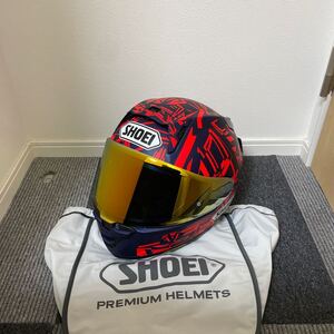 超美品 SHOEI ショウエイ X-Fifteen X-15 X15 Lサイズ MARQUEZ DAZZE マルケス ダズル TC-10 2023年7月 フルフェイスヘルメット (183)