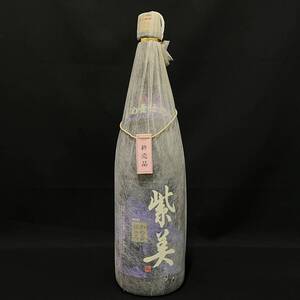 BLg184I 80 ③ 未開栓 終売品 かめ壺仕込み 手作り本格 芋焼酎 紫美 しび 25% 1800ml 1.8L 一升瓶 雲海酒造 鹿児島