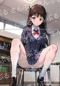 0ok [おまけあり] 金田一少年の事件簿 七瀬美雪 同人ポスター A4サイズ 光沢 高品質 イラスト アート アニメ 漫画 美少女 ななせみゆき