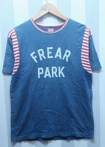 2-9708A/CUSHMAN FREAR PARK 半袖ボーダー切替Tシャツ 26082 クッシュマン 送料200円