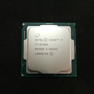 インテルCore i7 8700k付属品なし