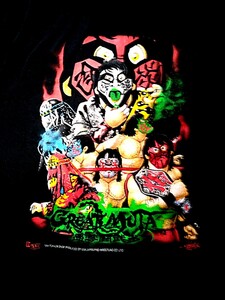 Tシャツ　ザ・グレートムタ　プロレス　武藤敬司　新日本プロレス　全日本プロレス　WCW 　WWF　WWE 引退　Lサイズ　1999年