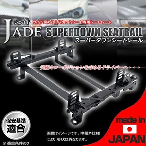 フルバケ用シートレール ホンダ フィット GD1GD2 GD3 GD4 助手席 STDタイプ ダブルロック H051LD-2P 日本製 レカロなど