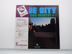 【オリジナル盤/帯・冊子付】鈴木勲カルテット「Blue City」LP（12インチ）/Three Blind Mice(TBM-24)/ジャズ