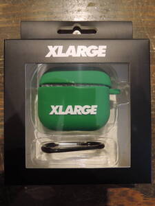 XLARGE X-LARGE エクストララージ STANDARD LOGO 3rd GENERATION AIRPODS CASE 緑 2024 最新人気商品　送料\250~　