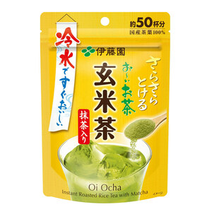 伊藤園 粉末インスタント 玄米茶 さらさらとける お～いお茶抹茶入り玄米茶 40g 約50杯分 6861ｘ２袋セット/卸/送料無料