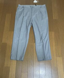 ◇新品W92◇ベーシック*ストレッチクロップドパンツ*アジャスター付き*大きいサイズ*