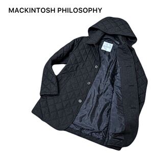 未使用級 マッキントッシュフィソロフィー MACKINTOSH PHILOSOPHY【圧倒的な存在感】中綿 キルティングコート サイズ40(L相当) ビジネス