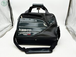 BA0603362　♭kasco キャスコ 2WAYバッグ ブラック系 黒 ゴルフバッグ ハンドバッグ スポーツバッグ スポーツ用品 現状品 中古