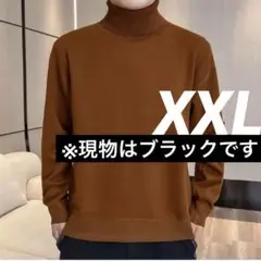 最終価格‼️GUOSHANJIA タートルネックニット XXLブラック