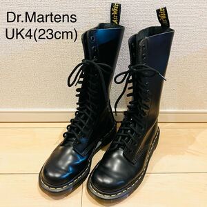 【美品】Dr.Martens ドクターマーチン 14ホールブーツ 1914 ブラック 黒色