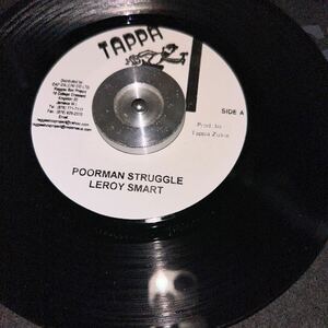 レゲエ　7インチ POORMAN STRUGGLE/LEROY SMART