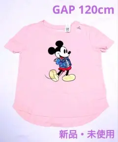 タグ付き 新品 GAP 120cm ミッキー プリント Tシャツ 半袖