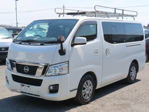 NV350キャラバンプレミアムGX低底/車検1年付き/修復歴無/社外ナビ/Bカメラ/リアクーラー/リアヒーター/インテリキーx2/ルーフキャリア/ETC