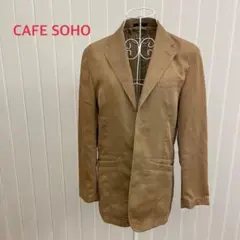 CAFE SOHO メンズ テーラード シングル ジャケット アウター コート