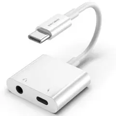 ✨新品未使用✨ヘッドホンアダプター USB Type C - 3.5mm