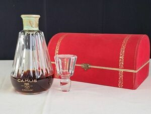 未開栓古酒 CAMUS COGNAC Baccarat / カミュ バカラボトル カラフェ デキャンタ クリスタル 箱 液漏れあり