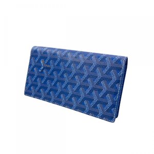 【中古】 GOYARD ゴヤールサン・ランベール STLAMBPMLTY10CL10P 長財布 ブルー 24026885 KJ