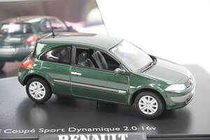 NOREV ノレブ 1/43 RENAULT ルノー Megane Coupe スポーツ ダイナミック 16V 2.0 Vert Giverny グリーン 517604