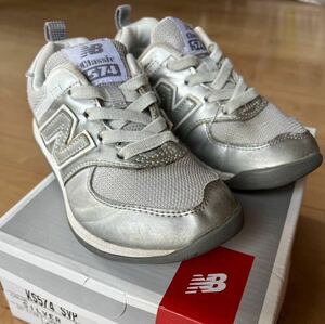 ★ ニューバランス New Balance KS574SVP シルバー(SILVER ) 17.5cm ★検996