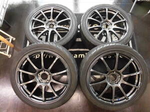 激安SALE◆ヨコハマ アドバン ADVAN Racing RS◆軽量 18インチ 7.5J+48 PCD100◆50 30 プリウス カローラスポーツ 86 BRZ レガシィ インプ